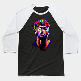 Neymar Jr popart cartoon Baseball T-Shirt